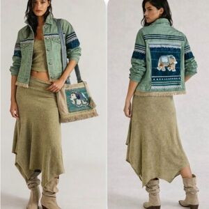 Embellished jeans jacket